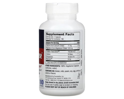 Enzymedica, Enzyme Defense, 180 капсул