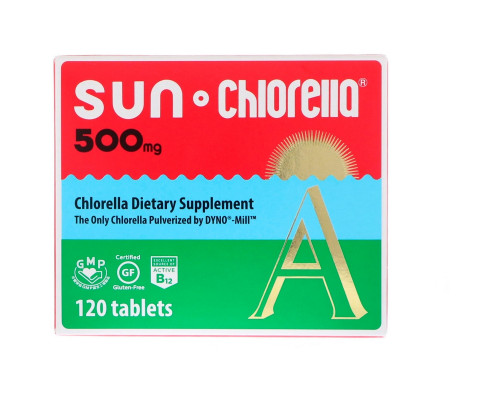Sun Chlorella, Sun Chlorella A, 500 мг, 120 таблеток Sun Chlorella, Sun Chlorella A, 500 мг, 120 таблеток