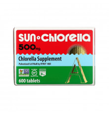 Sun Chlorella, Sun Chlorella A, 500 мг, 600 таблеток