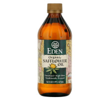 Eden Foods, Органическое сафлоровое масло, нерафинированное, 16 жидких унций (473 мл)