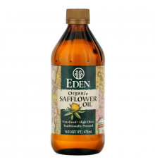 Eden Foods, Органическое сафлоровое масло, нерафинированное, 16 жидких унций (473 мл)