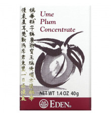 Фрукты и ягоды Eden Foods, Концентрат сливы умэ, 1,4 унции (40 г)