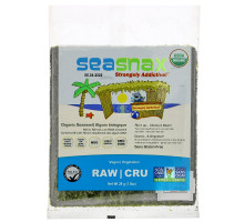SeaSnax Raw Seaweed 10 sheets - 1 oz (28 g)