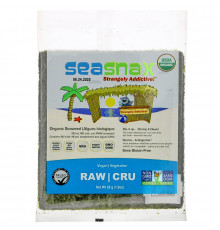 SeaSnax Raw Seaweed 10 sheets - 1 oz (28 g)