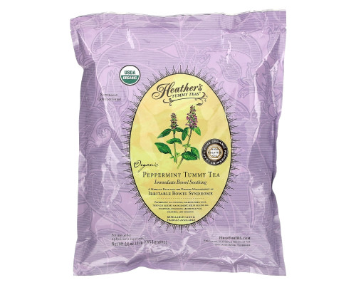 Heather's Tummy Care Органический мтяный чай Синдром раздраженного кишечника без кофеина 16 унций (453 г)