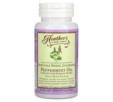 Heather's Tummy Care успокоительное для кишечника с маслом перечной мяты 90 гелевых капсул покрытых оболочкой