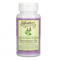 Heather's Tummy Care успокоительное для кишечника с маслом перечной мяты 90 гелевых капсул покрытых оболочкой