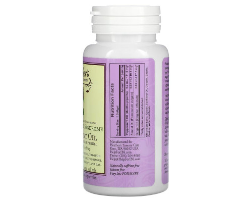 Heather's Tummy Care успокоительное для кишечника с маслом перечной мяты 90 гелевых капсул покрытых оболочкой Heather's Tummy Care успокоительное для кишечника с маслом перечной мяты 90 гелевых капсул покрытых оболочкой