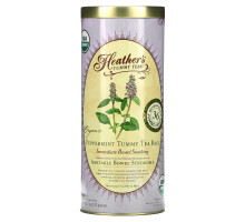 Heather's Tummy Care Tummy Teas Organic Peppermint Tea Bags Caffeine Free 36 Extra Large Tea Bags