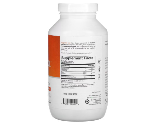 Econugenics PectaSol-C Модифицированный Цитрусовый Пектин 270 овощных капсул Econugenics PectaSol-C Модифицированный Цитрусовый Пектин 270 овощных капсул