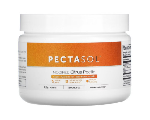 Econugenics PectaSol-C модифицированный цитрусовый пектин порошок 150 г Econugenics PectaSol-C модифицированный цитрусовый пектин порошок 150 г