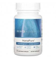 Для нервной системы Econugenics, HonoPure, 30 вегетарианских капсул