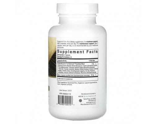 Грибы Ten Mushroom, 120 Vegetarian Capsules Грибы Ten Mushroom, 120 Vegetarian Capsules