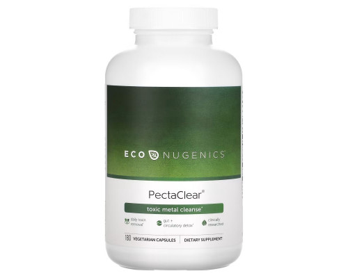 Econugenics PectaClear Детокс Формула 180 вегетарианских капсул Econugenics PectaClear Детокс Формула 180 вегетарианских капсул