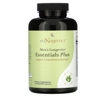 Econugenics, Men's Longevity Essentials Plus, 180 Vegetable Capsules