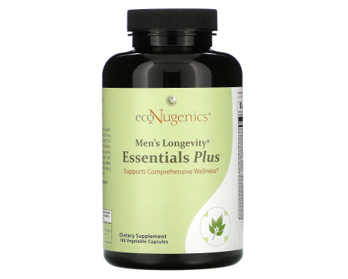 Econugenics, Men's Longevity Essentials Plus, 180 Vegetable Capsules Econugenics, Men's Longevity Essentials Plus, 180 Vegetable Capsules