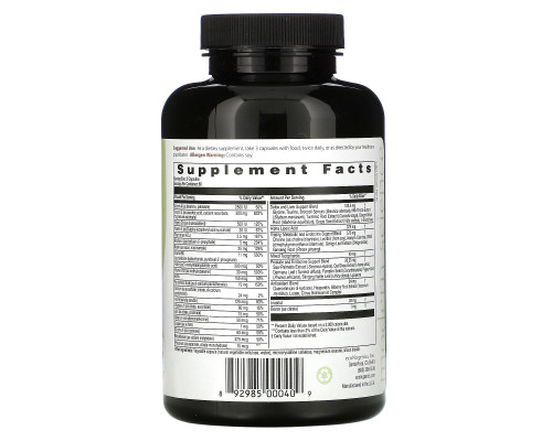 Econugenics, Men's Longevity Essentials Plus, 180 Vegetable Capsules Econugenics, Men's Longevity Essentials Plus, 180 Vegetable Capsules