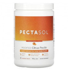 Слабительные, диуретики и средства для очищения организма PectaSol, Modified Citris Pectin, Tangerine Infusion, 120 Chewable Tablets