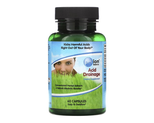 pHion Balance, Acid Drainage, 60 Capsules pHion Balance, Acid Drainage, 60 Capsules