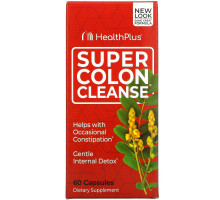 Health Plus, Super Colon Cleanse, 530 мг, 60 капсул