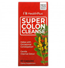 Health Plus, Super Colon Cleanse, 530 мг, 60 капсул