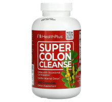 Health Plus, Super Colon Cleanse, 500 мг, 240 капсул