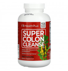 Health Plus, Super Colon Cleanse, 500 мг, 240 капсул