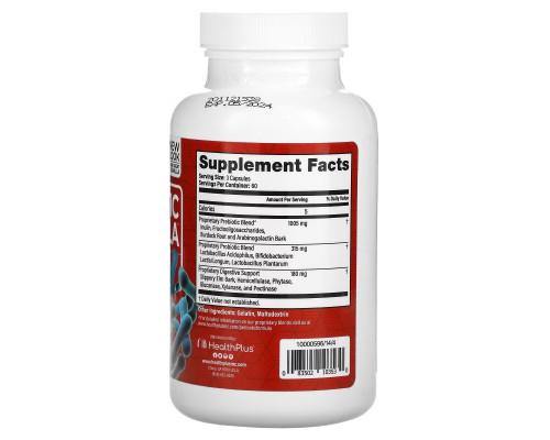 Health Plus Inc., Prebiotic Formula, 500 mg, 180 Capsules Health Plus Inc., Prebiotic Formula, 500 mg, 180 Capsules