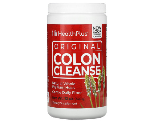 Health Plus, Оригинальное средство очистки толстой кишки (Colon Cleanse), шаг 1, 12 унций (340 г) Health Plus, Оригинальное средство очистки толстой кишки (Colon Cleanse), шаг 1, 12 унций (340 г)
