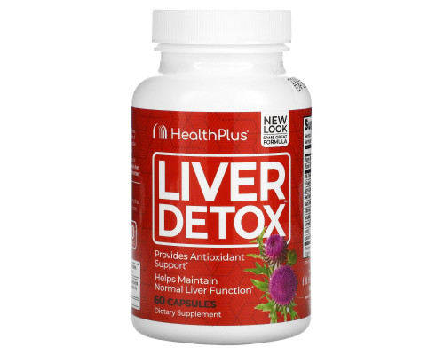Health Plus, Liver Detox, 60 Capsules Health Plus, Liver Detox, 60 Capsules