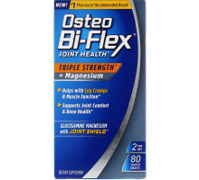 Osteo Bi-Flex, Joint Health, Triple Strength + Magnesium, 80 Coated Tablets