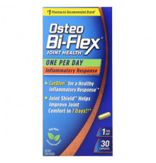Для мышц и суставов Osteo Bi-Flex, 1 раз в день при воспалении, 30 капсул