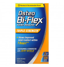 Osteo Bi-Flex, Glucosamine Chondroitin with 5-Loxin Advanced Joint Care, Утроенная сила, 120 каплетов