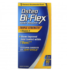 Osteo Bi-Flex, Joint Health, здоровье суставов, тройная сила с витамином D, 80 таблеток в оболочке