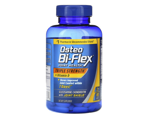 Osteo Bi-Flex, Joint Health, здоровье суставов, тройная сила с витамином D, 80 таблеток в оболочке Osteo Bi-Flex, Joint Health, здоровье суставов, тройная сила с витамином D, 80 таблеток в оболочке