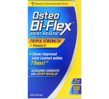 Osteo Bi-Flex, Здоровье суставов, тройная сила + витамин D, 120 таблеток в оболочке