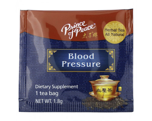 Травяные сборы и чаи Prince of Peace, Herbal Tea, кровяное давление, 18 чайных пакетиков, 32,4 г (1,14 унции) Травяные сборы и чаи Prince of Peace, Herbal Tea, кровяное давление, 18 чайных пакетиков, 32,4 г (1,14 унции)