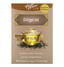 Травяные сборы и чаи Prince of Peace, Herbal Tea, Digest, 18 чайных пакетиков, 32,4 г (1,14 унции)