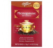 Травяные сборы и чаи Prince of Peace, Herbal Tea, для женщин, для менопаузы, 18 чайных пакетиков, 32,4 г (1,14 унции)