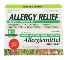 Boericke & Tafel Облегчение Аллергии Allergiemittel AllerAide 40 таблеток