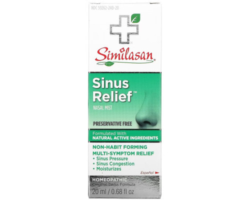 Similasan, Sinus Relief Nasal Mist, 0.68 fl oz (20 ml) Similasan, Sinus Relief Nasal Mist, 0.68 fl oz (20 ml)