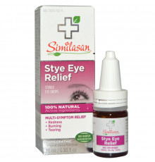 Similasan, Stye Eye Relief, стерильные глазные капли, 0,33 жидкой унции (10 мл)