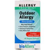 NatraBio BioAllers Allergy Treatment Outdoor Allergy 60 Tablets