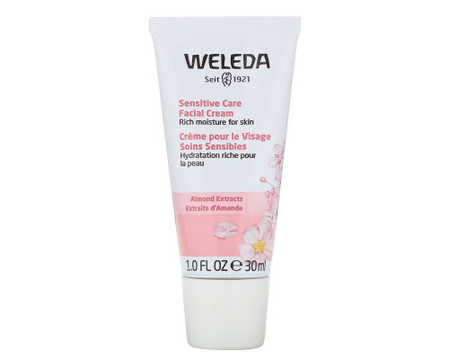 Weleda Успокаивающий крем для лица с миндалем 1.0 жидкая унция (30 мл) Weleda Успокаивающий крем для лица с миндалем 1.0 жидкая унция (30 мл)