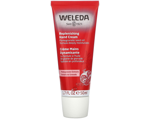 Weleda Восстанавливающий крем для рук с гранатом 17 жидкой унции (50 мл) Weleda Восстанавливающий крем для рук с гранатом 17 жидкой унции (50 мл)