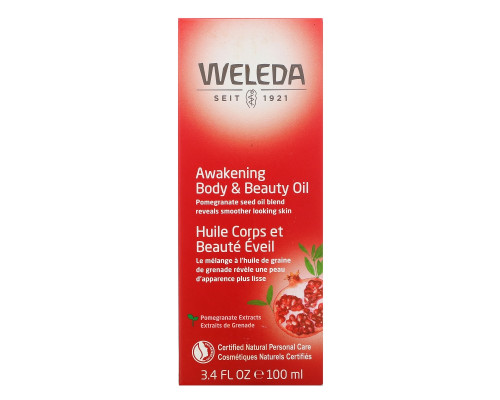 Weleda Восстанавливающее масло для тела с гранатом 3.4 жидких унций (100 мл) Weleda Восстанавливающее масло для тела с гранатом 3.4 жидких унций (100 мл)