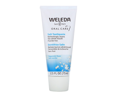 Weleda Соленая зубная паста 2.5 жидких унций (75 мл) Weleda Соленая зубная паста 2.5 жидких унций (75 мл)