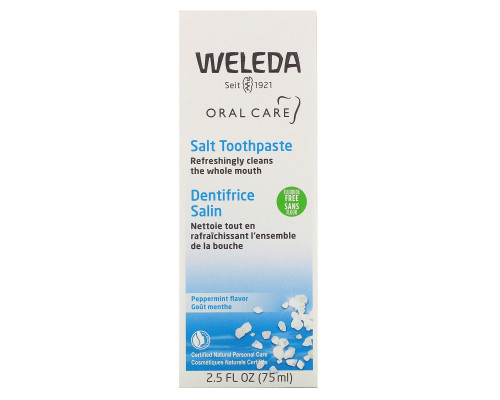 Weleda Соленая зубная паста 2.5 жидких унций (75 мл) Weleda Соленая зубная паста 2.5 жидких унций (75 мл)