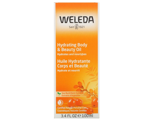 Weleda Облепиховое масло для тела 3.4 жидких унции (100 мл) Weleda Облепиховое масло для тела 3.4 жидких унции (100 мл)