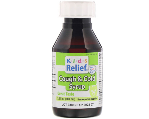 Homeolab USA Kids Relief Средство от кашля и простуды для детей 2+ лет 34 жидких унции (100 мл) Homeolab USA Kids Relief Средство от кашля и простуды для детей 2+ лет 34 жидких унции (100 мл)